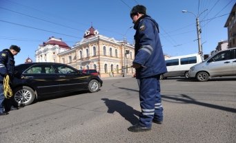 Водитель оставил место ДТП